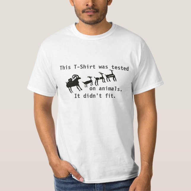 Tested on Animals T-Shirt (Front)