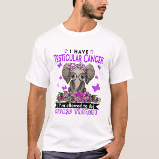 Testicular Cancer Awareness Month Ribbon Gifts T-Shirt