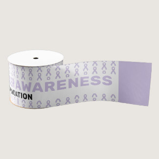 Testicular Cancer Awareness Pattern Ribbon