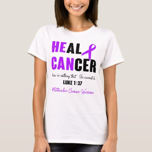 Testicular Cancer Awareness Ribbon Support Gifts T_Shirt