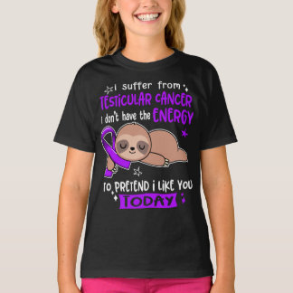 Testicular Cancer Awareness Ribbon Support Gifts T-Shirt