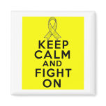 Testicular Cancer Keep Calm and Fight On Magnet