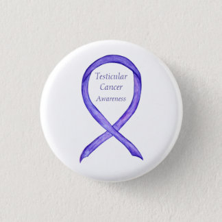 Testicular Cancer Orchid Awareness Ribbon Pins