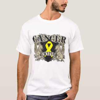 Testicular Cancer Survivor Mens Heraldry T-Shirt