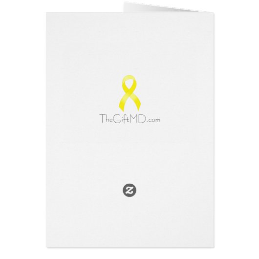 Testicular Cancer Yellow Ribbon (Back)