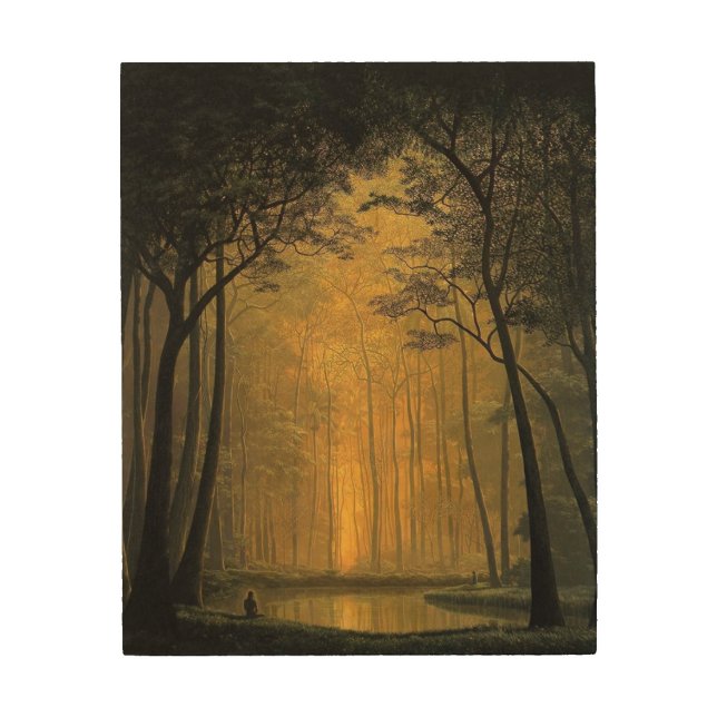 testigo tomas sanchez wood wall art (Front)