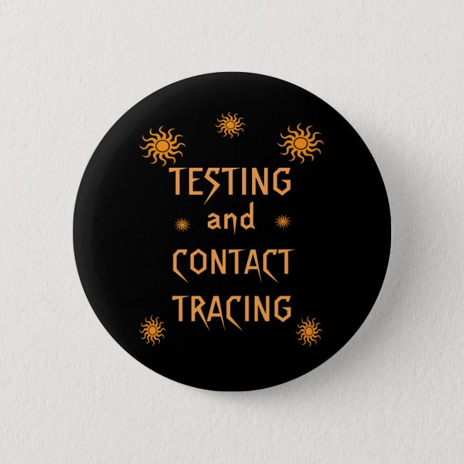 Testing and Contact Tracing Button