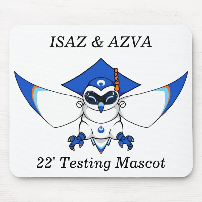 Testing Mascot Mouse Pad (Front)