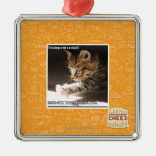 Testing owt sunbaff metal ornament