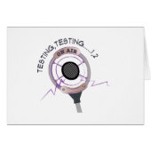 Testing Testing Cards (Front Horizontal)