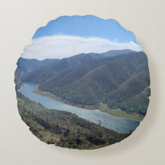 testing the hard stuff round pillow