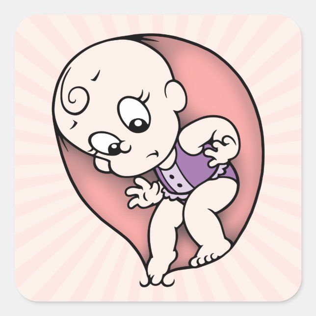 Testing the Water Square Sticker (Front)