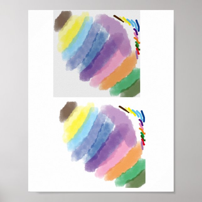 Testing Zazzle Palette Poster (Front)