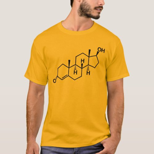 testosterone hormone molecule T_Shirt