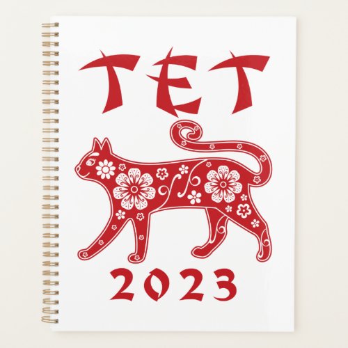 Tet 2023 Vietnamese New Year of the Cat Planner