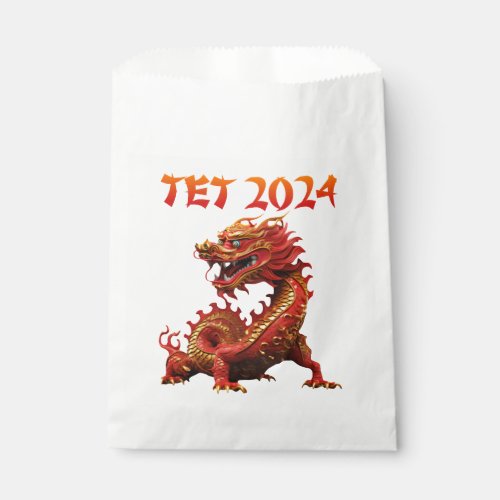 Tet 2024 Year of the Dragon Vietnamese New Year Favor Bag
