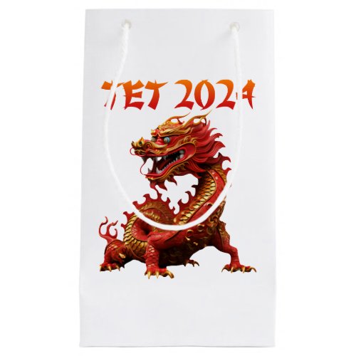Tet 2024 Year of the Dragon Vietnamese New Year Small Gift Bag