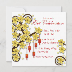 Tet Hoa Mai Invitation