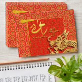 Tet Vietnamese Tiger New Year 2022 LI XI Red E Envelope