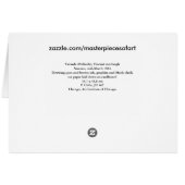 Tetards (Pollards) Van Gogh Fine Art Drawing Cards (Back Horizontal)