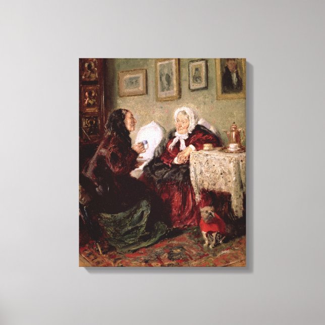 Tete-a-Tete, 1909 Canvas Print (Front)