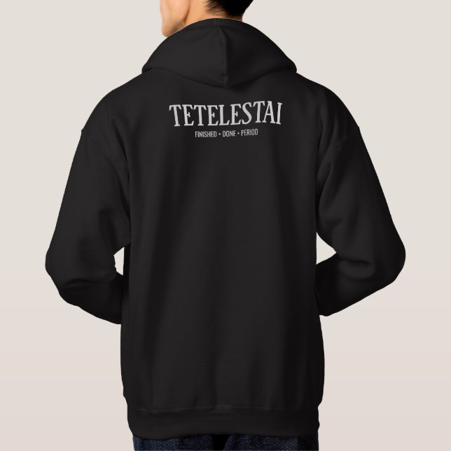 Tetelestai Saved Established Christian Hoodie (Back)
