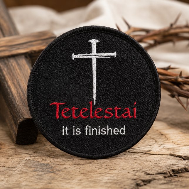 Tetelestai Three Nails Christian  Patch (Creator Uploaded)