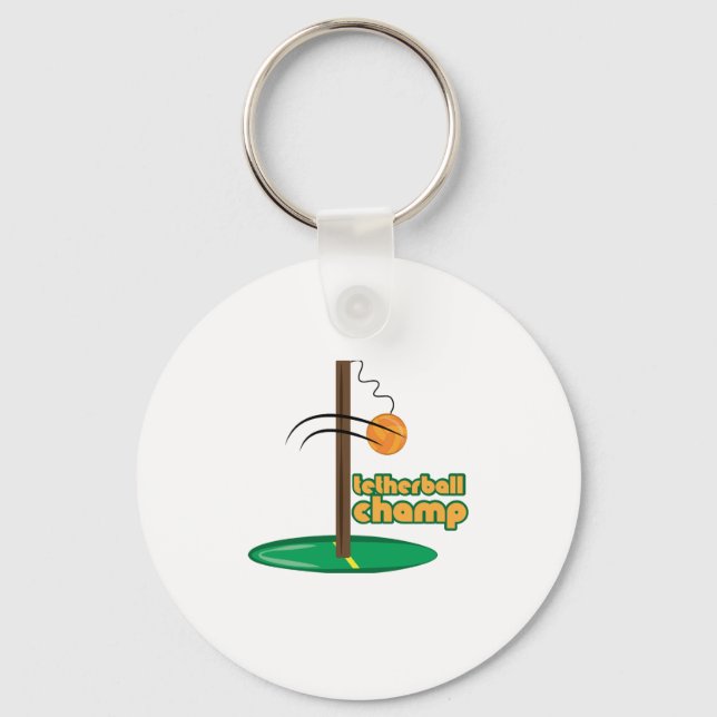 Tetherball Champ Keychain (Front)