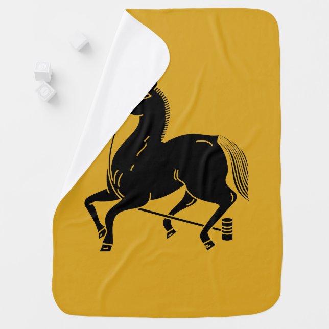 Tethered champion horse stroller blanket (In Situ)