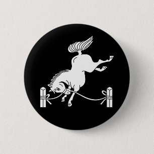 Tethered Soma horse Pinback Button