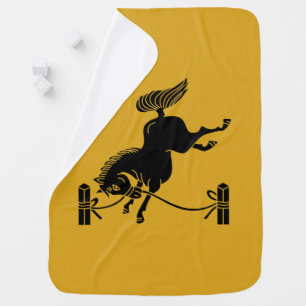 Tethered Soma horse Stroller Blanket