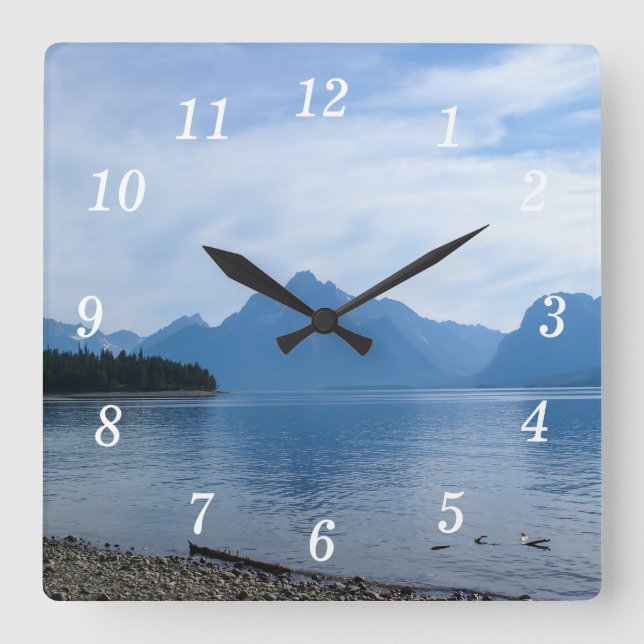 Teton Beauty Wall Clock (Front)