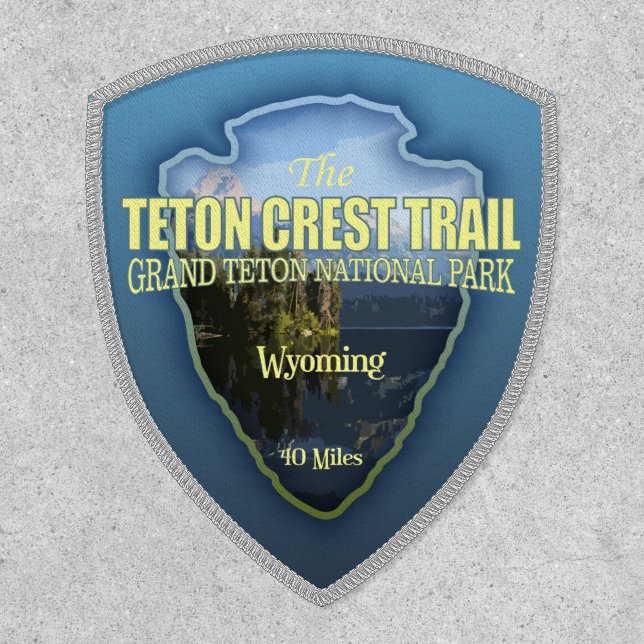 Teton Crest Trail (arrowhead)  Patch (Front)