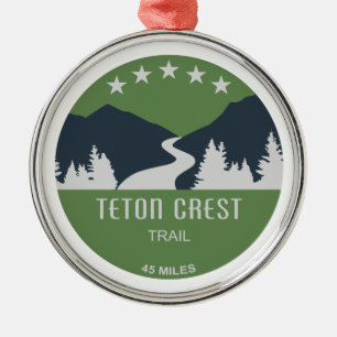 Teton Crest Trail Metal Ornament