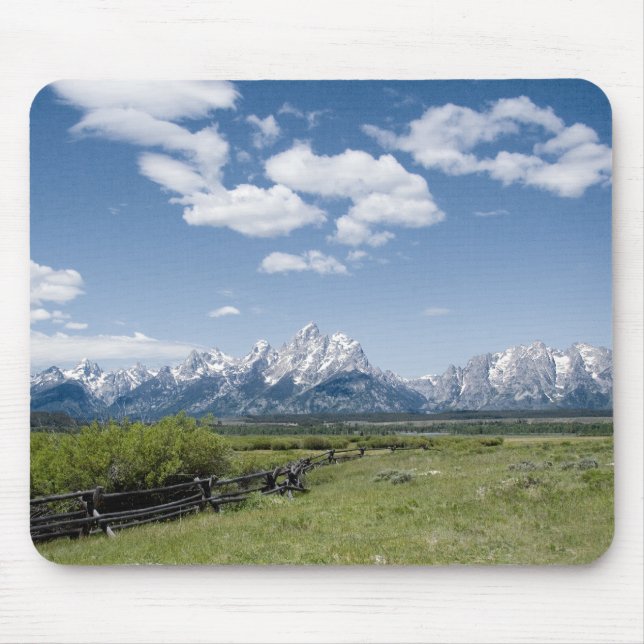 Teton Fence Mousepad (Front)