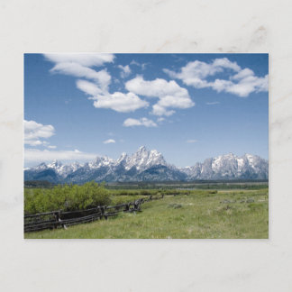 Teton Fence Postcard