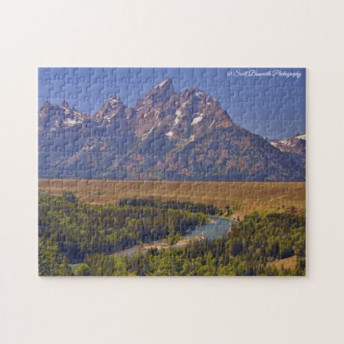 Teton Mountains and Snake River Jigsaw Puzzle