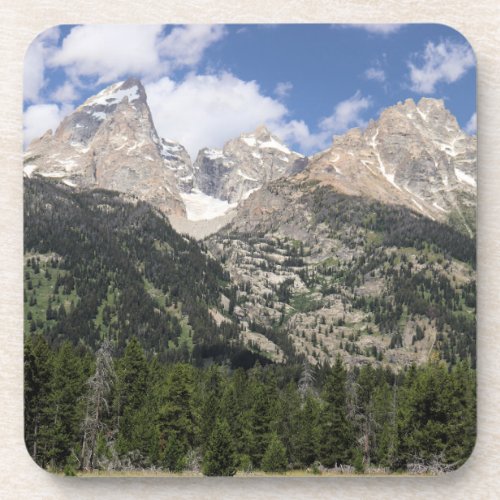 Teton Mountains at Grand Teton National Park Beverage Coaster