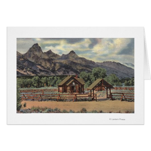Teton National Park, WY Cards (Front Horizontal)
