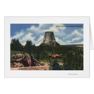 Teton National Park, WY - Devil's Tower near Cards