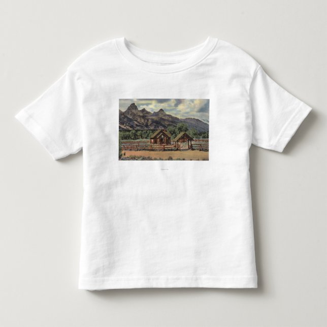 Teton National Park, WY Toddler T-shirt (Front)
