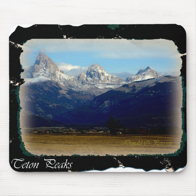 teton peaks mouse pad (Front)