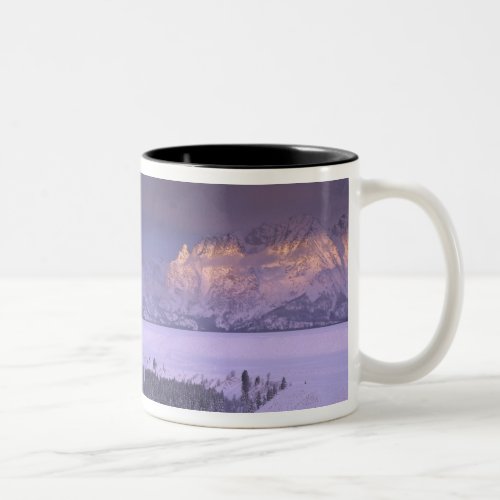 Teton Range from Snake River Overlook Grand Two_Tone Coffee Mug