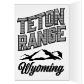 Teton Range, Wyoming Cards (Inside (Left))