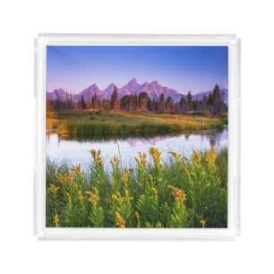 Teton Sunrise Acrylic Tray