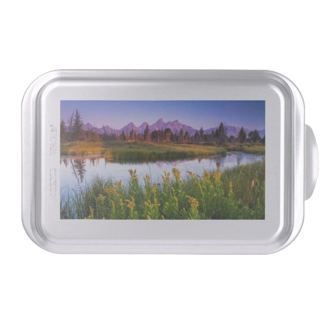 Teton Sunrise Cake Pan (Front)