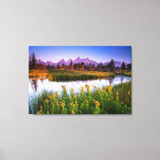 Teton Sunrise Canvas Print
