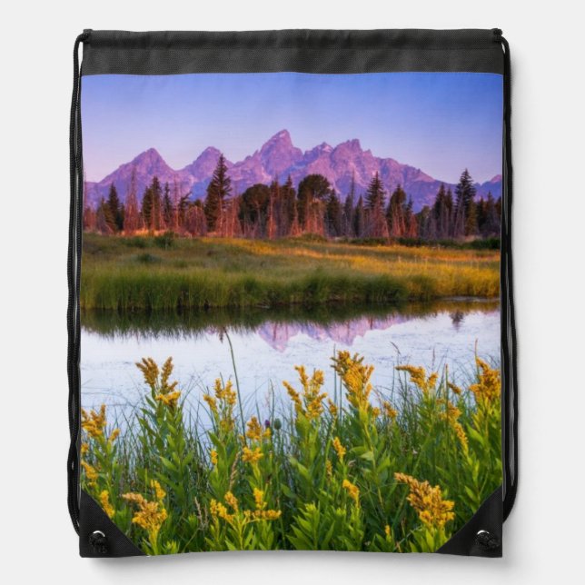Teton Sunrise Drawstring Bag (Front)