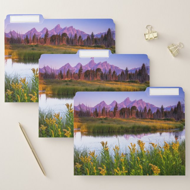 Teton Sunrise File Folder (Set)