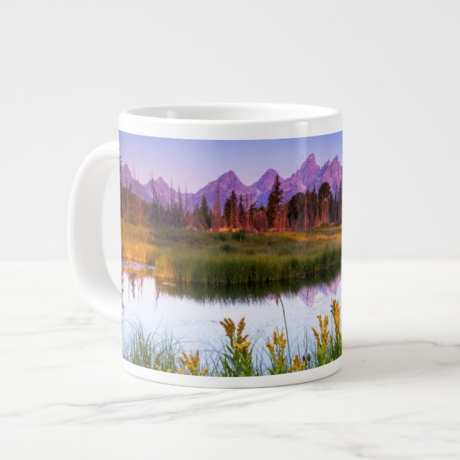 Teton Sunrise Giant Coffee Mug (Front Left)